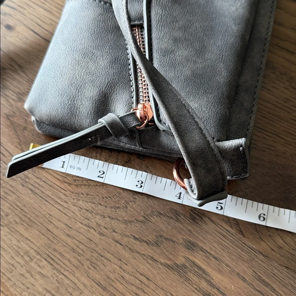 Crossbody Women's Grey Small Purse